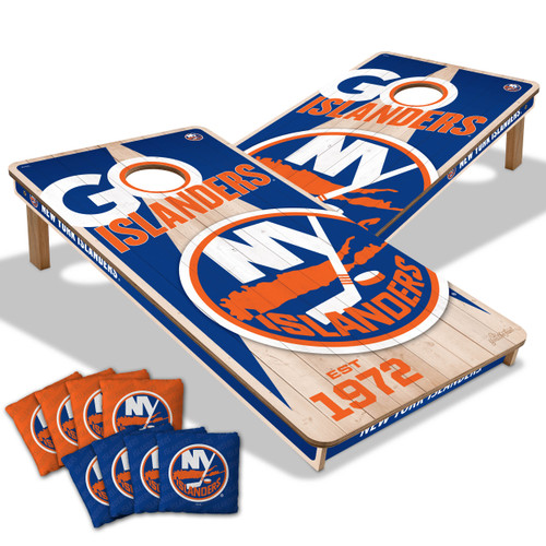 New York Islanders Cornhole Set with Team Bags