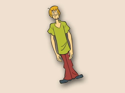 Shaggy Cornhole Decal