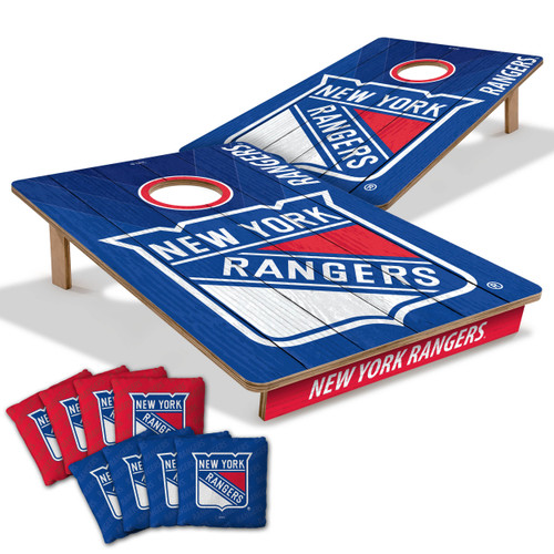 New York Rangers Tailgate Cornhole Set with Team Bags