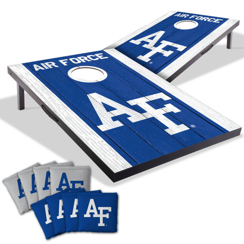 Air Force Falcons MDF Tailgate Cornhole Set with Team Bags