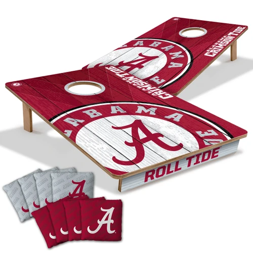 Alabama Crimson Tide Tailgate Cornhole Set with Team Bags