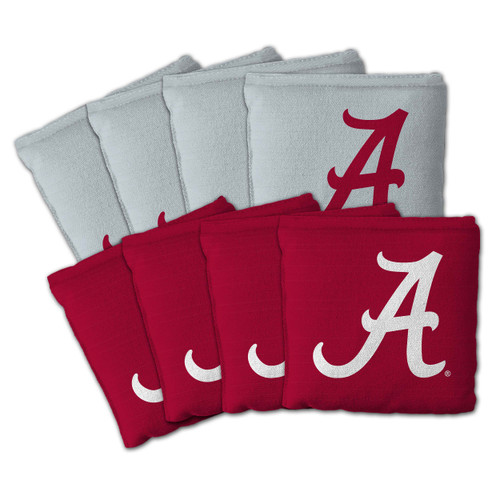 Alabama Crimson Tide Dual-Sided All-Weather Cornhole Bags – Set of 8