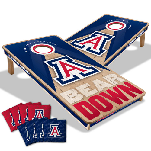 Arizona Wildcats Slogan Series Cornhole Set with Team Bags