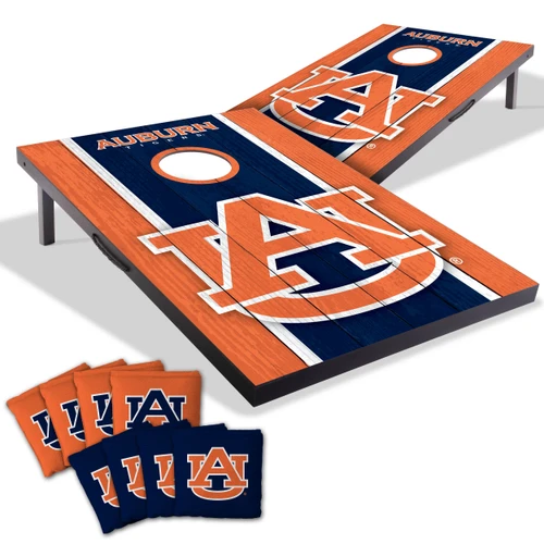Auburn Tigers MDF Tailgate Cornhole Set with Team Bags