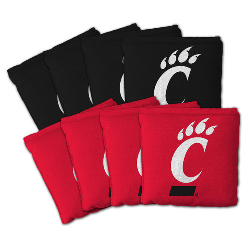 Cincinnati Bearcats Dual-Sided All-Weather Cornhole Bags – Set of 8