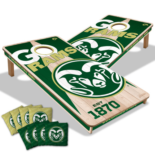 Colorado State Rams Cornhole Set with Team Bags