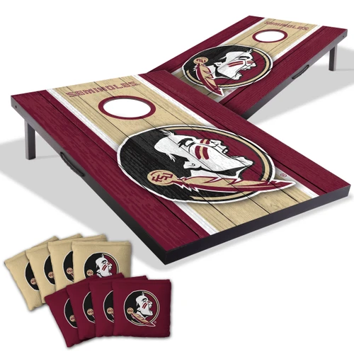 Florida State Seminoles MDF Tailgate Cornhole Set with Team Bags