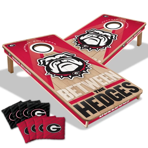 Georgia Bulldogs Slogan Series Cornhole Set with Team Bags