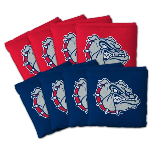 Gonzaga Bulldogs Dual-Sided All-Weather Cornhole Bags – Set of 8