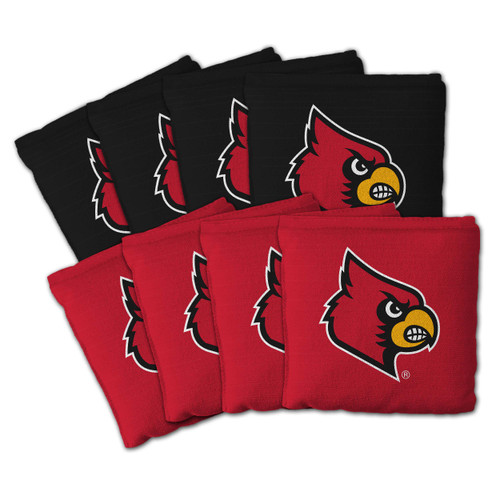 Louisville Cardinals Dual-Sided All-Weather Cornhole Bags – Set of 8