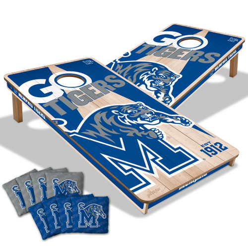 Memphis Tigers Cornhole Set with Team Bags