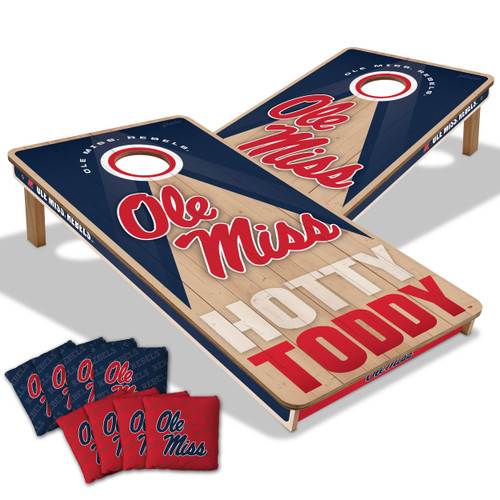 Ole Miss Rebels Slogan Series Cornhole Set with Team Bags