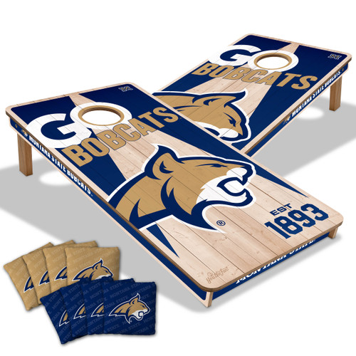 Montana State Bobcats Cornhole Set with Team Bags