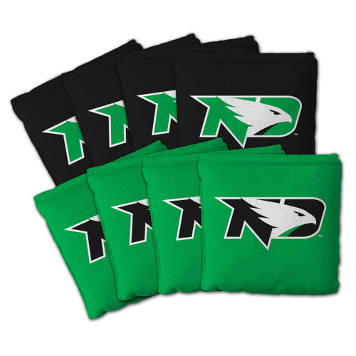 North Dakota Fighting Hawks Dual-Sided All-Weather Cornhole Bags – Set of 8