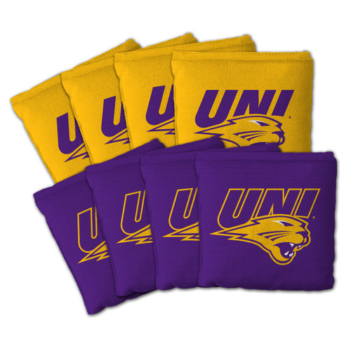 Northern Iowa Panthers Dual-Sided All-Weather Cornhole Bags – Set of 8