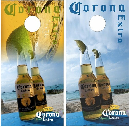 Corona Extra Cornhole Wraps - Set of 2