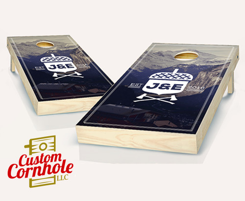 Wedding Memoir Cornhole Set with Bags