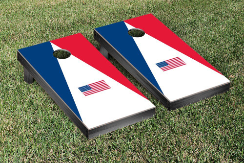 United States Flag Triangle Version Cornhole Set with Bags