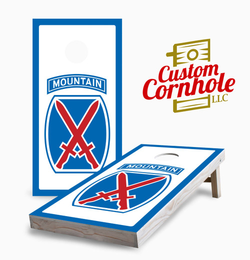 10th Mountain Division Cornhole Set with Bags