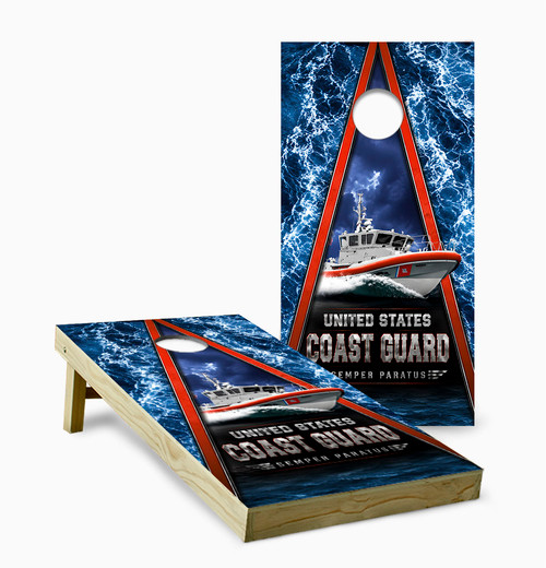 US Coast Guard PT Boat Cornhole Set with Bags