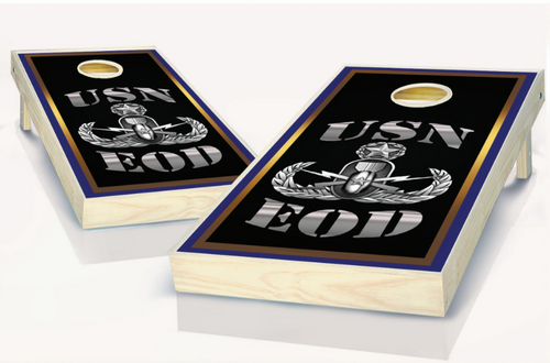 US Navy EOD Cornhole Set with Bags