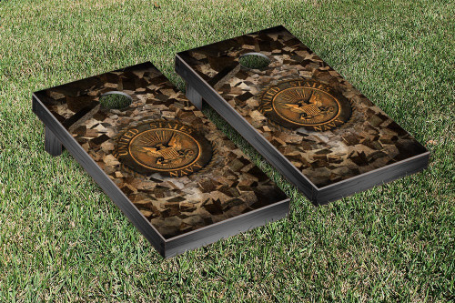 US Navy Bricks Cornhole Set with Bags