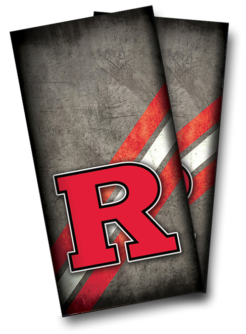Rutgers Scarlet Knights Cornhole Wraps - Set of 2