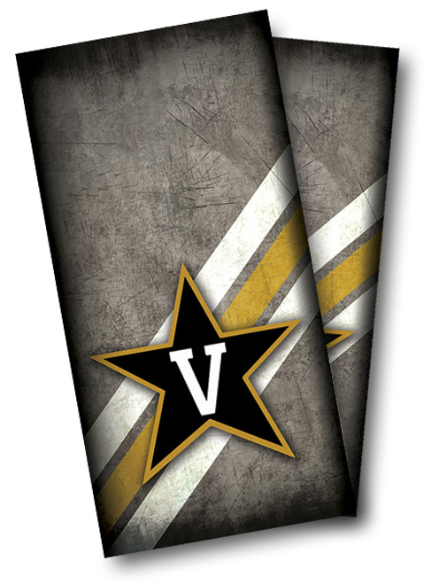 Vanderbilt Commodores Cornhole Wraps - Set of 2