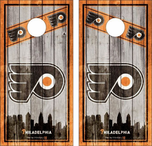 Philadelphia Flyers Cornhole Wraps - Set of 2