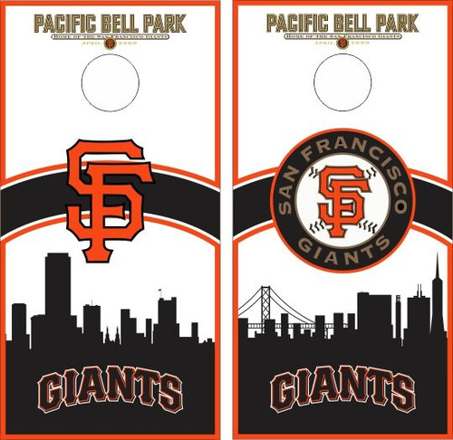 San Francisco Giants Version 2 Cornhole Wraps - Set of 2