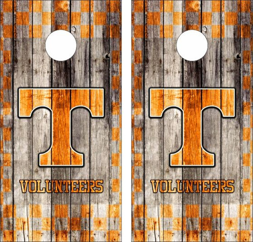 Tennessee Volunteers Version 4 Cornhole Wraps - Set of 2