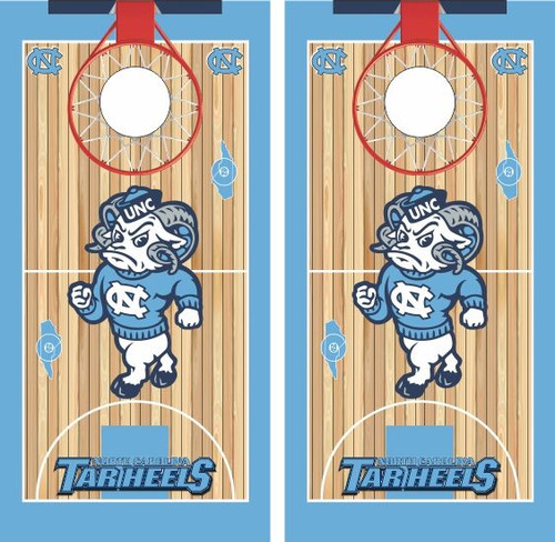 North Carolina Tar Heels Version 2 Cornhole Wraps - Set of 2