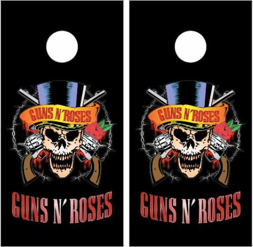 Guns N' Roses Cornhole Wraps - Set of 2