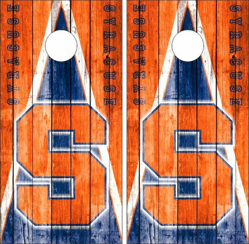 Syracuse Orange Version 2 Cornhole Wraps - Set of 2