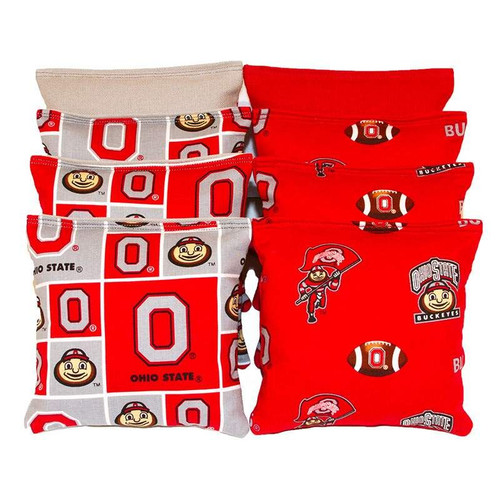 Ohio State Buckeyes (Version 2) Cornhole Bags - Set of 8