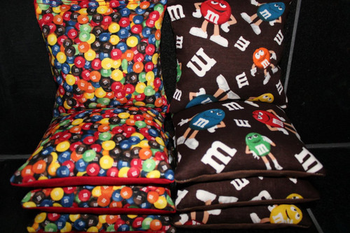 M&M's Cornhole Bags - Set of 8