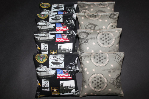 US Army Cornhole Bags - Set of 8