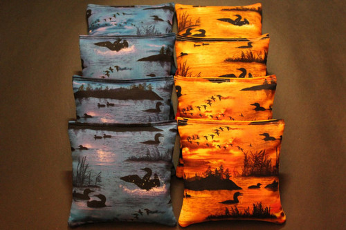 Duck Hunting Cornhole Bags - Set of 8