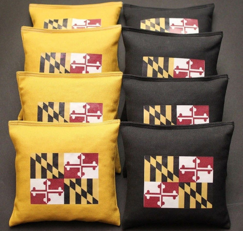 Maryland Flag Cornhole Bags - Set of 8