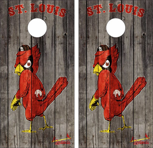 St. Louis Blues Cornhole Board Wraps Skins Vinyl Laminated HIGH QUALITY!