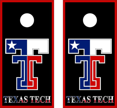 Texas Tech Red Raiders Version 4 Cornhole Wraps - Set of 2
