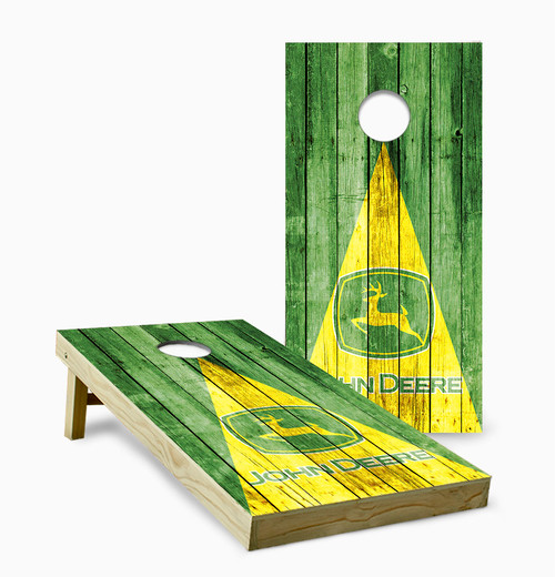 John Deere Triangle Cornhole Set with Bags