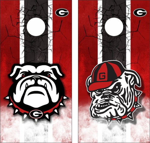 Georgia Bulldogs Version 5 Cornhole Wraps - Set of 2
