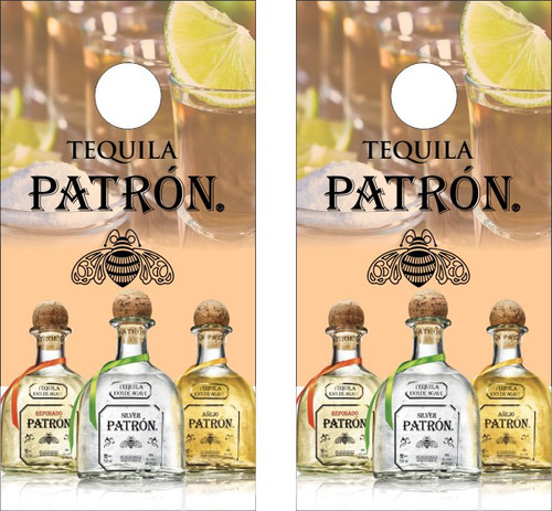 Tequila Patron Cornhole Wraps - Set of 2