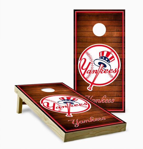 New York Yankees Version 7 Cornhole Set with Bags - Custom