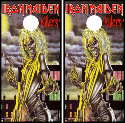 Iron Maiden Version 2 Cornhole Wraps - Set of 2