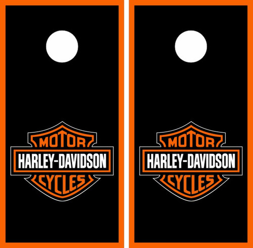 Harley Davidson Cornhole Wraps - Set of 2