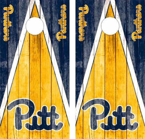 Pittsburgh Panthers (Version 2) Cornhole Wraps - Set of 2