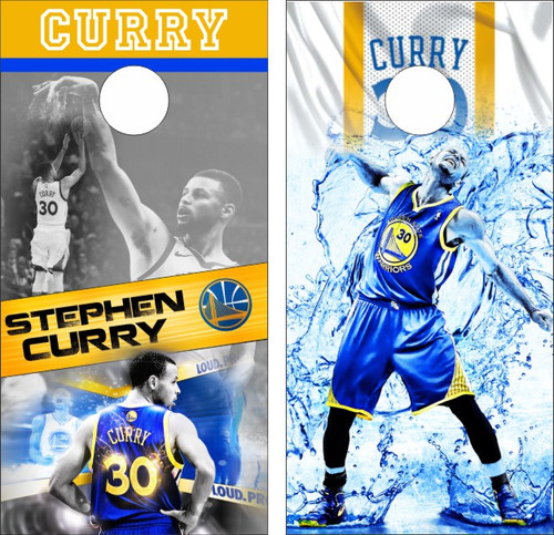 Stephen Curry Version 2 Cornhole Wraps - Set of 2