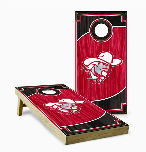 Eastern Kentucky Colonels Wood Cornhole Set with Bags